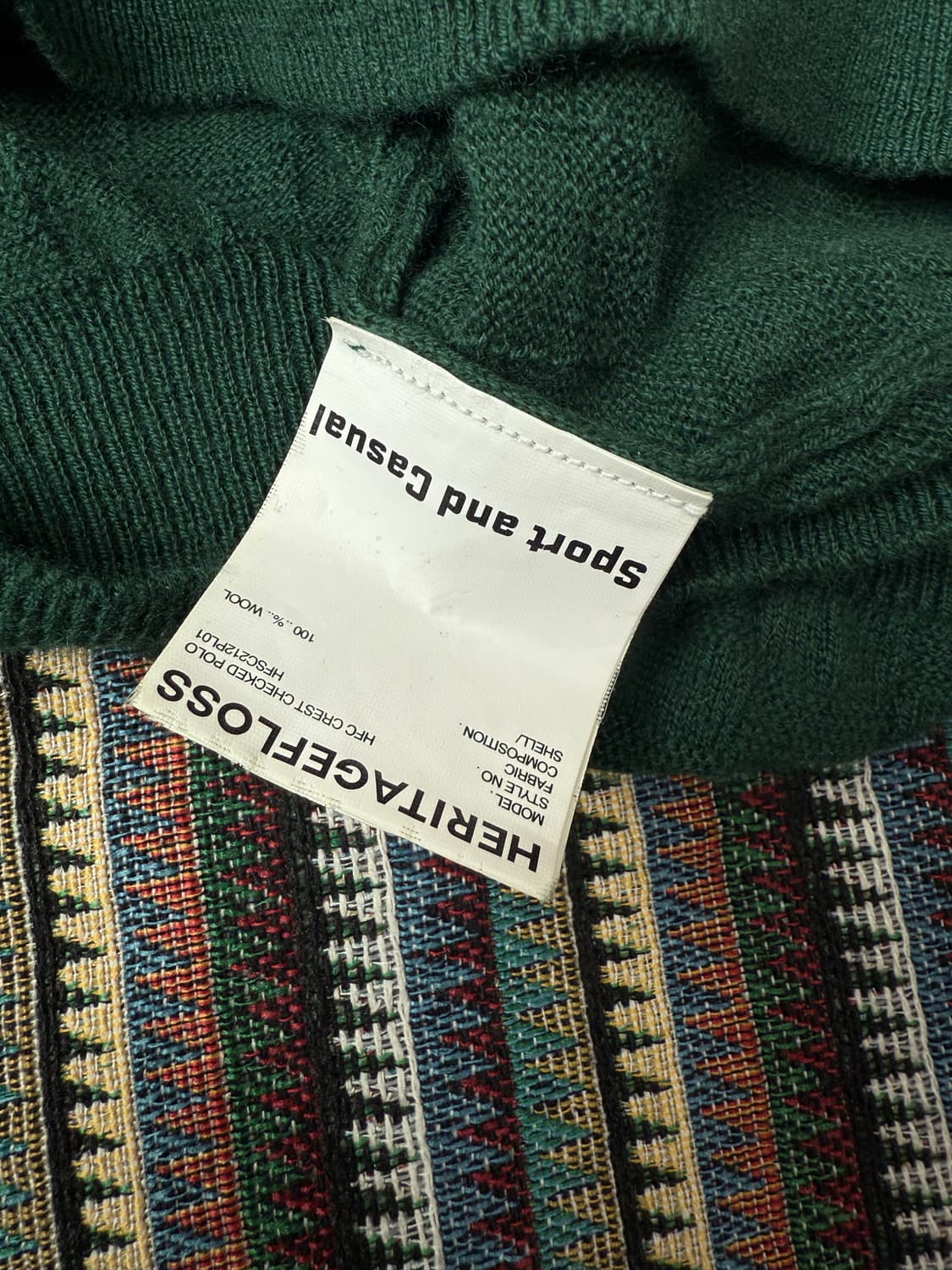 헤리티지플로스 카라 니트 상품이미지5