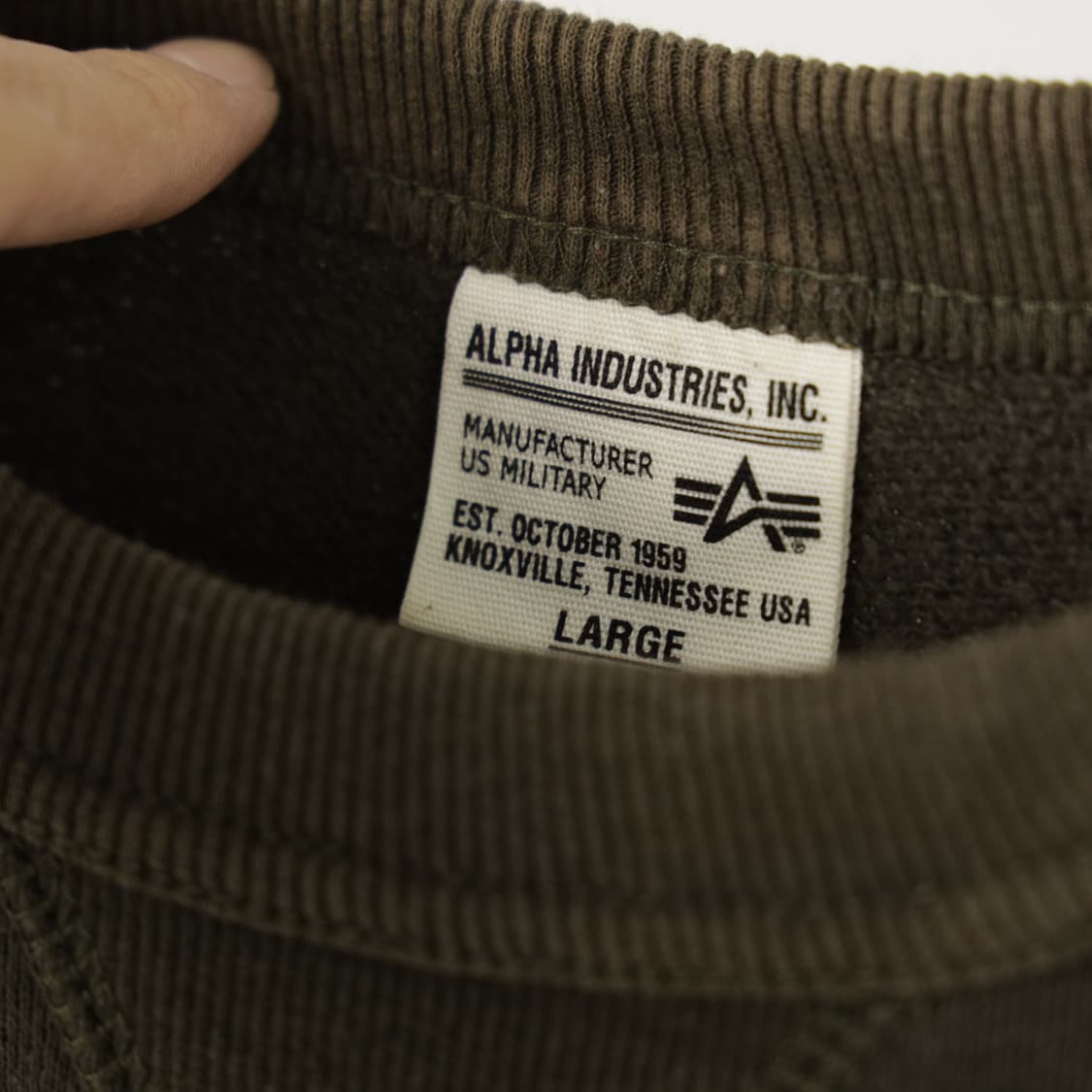 알파인더스트리 맨투맨 스웻 셔츠 상품이미지5