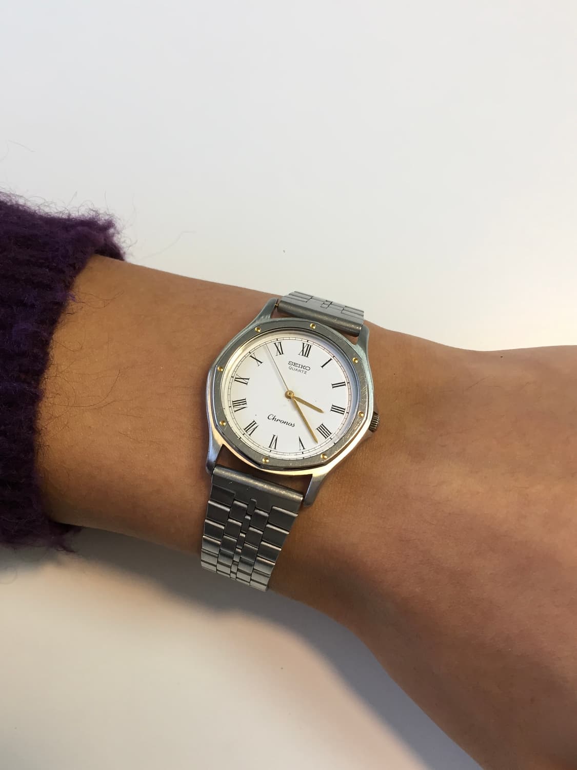 80s seiko chronos roman index combi 상품이미지2