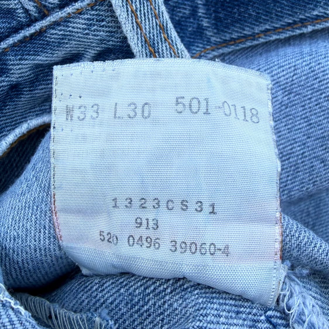 90s USA 빈티지 리바이스 501 W33 L30 상품이미지9