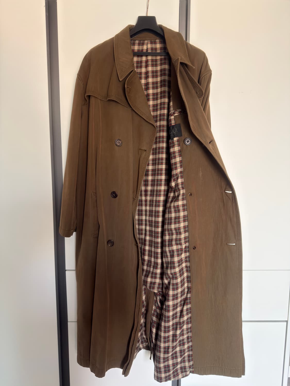 [105] 요지야마모토 오버사이즈 코트 상품이미지1