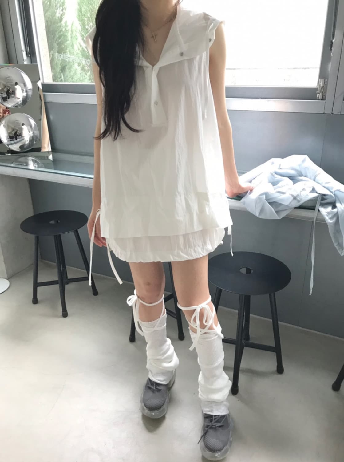 히피디피 원피스 나시 슬리브리스 비삼샵디에이디김아홉에프터먼데이아워캐비넷 상품이미지1