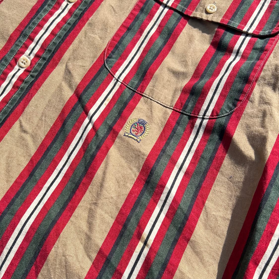 타미힐피거 90S 스트라이프 카라 셔츠 상품이미지4