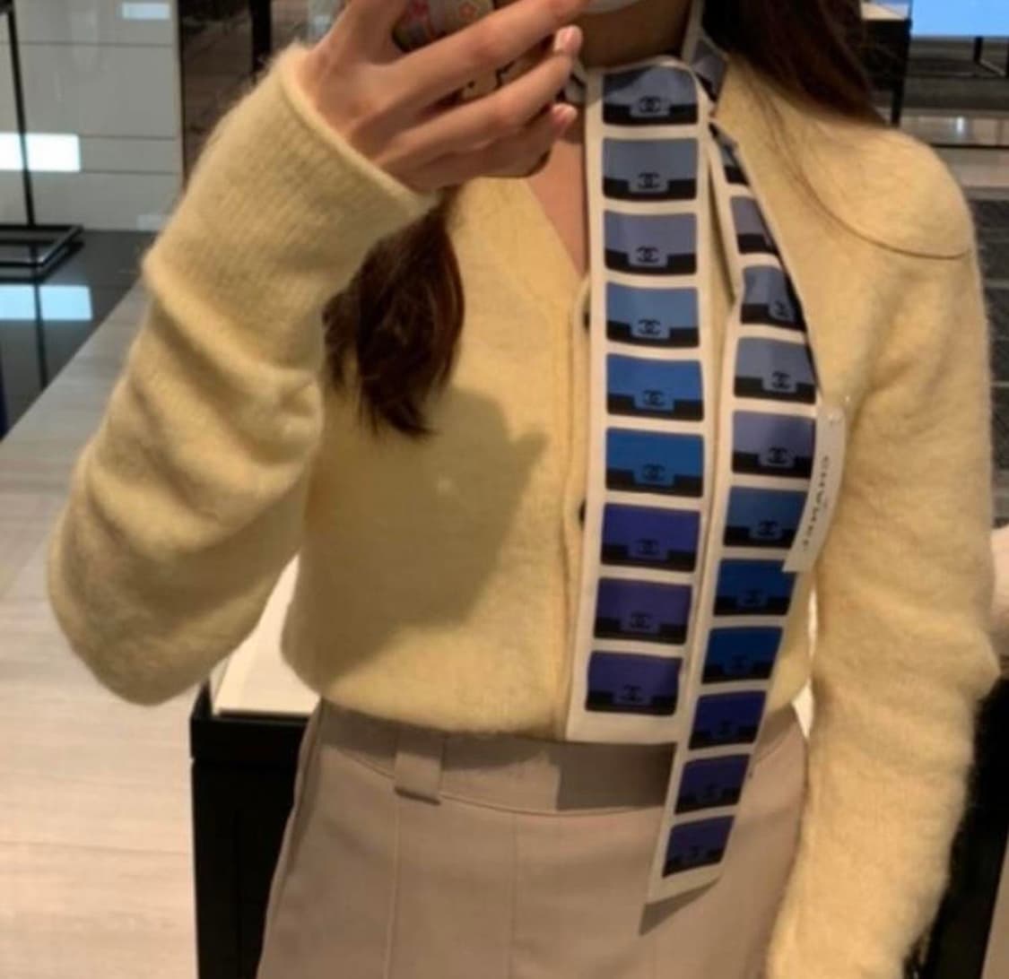 샤넬 클래식백 패턴 트윌리 상품이미지1