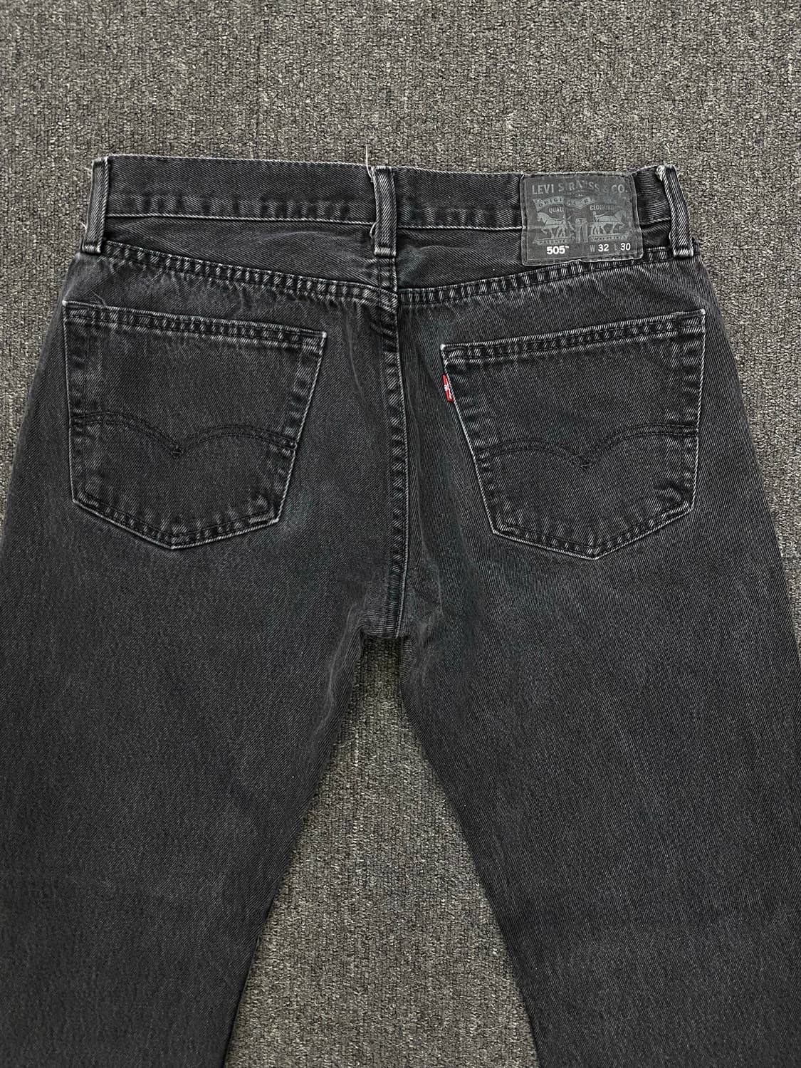 Levis 리바이스 505 흑청 데님팬츠 상품이미지6