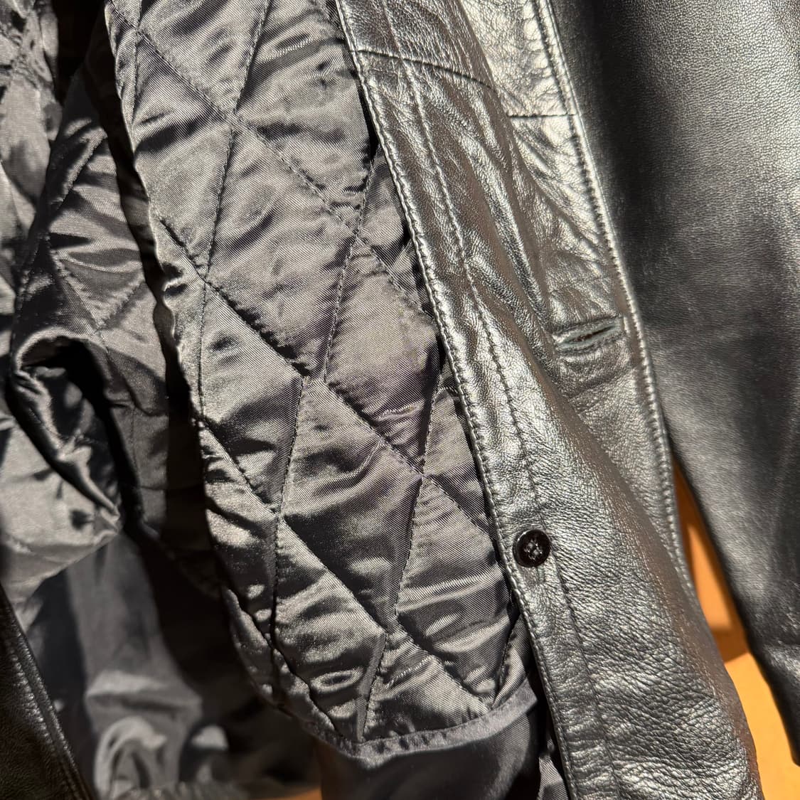 ROBO 남성 램스킨 카 코트 105 양가죽 자켓 퀼팅내피 상품이미지6