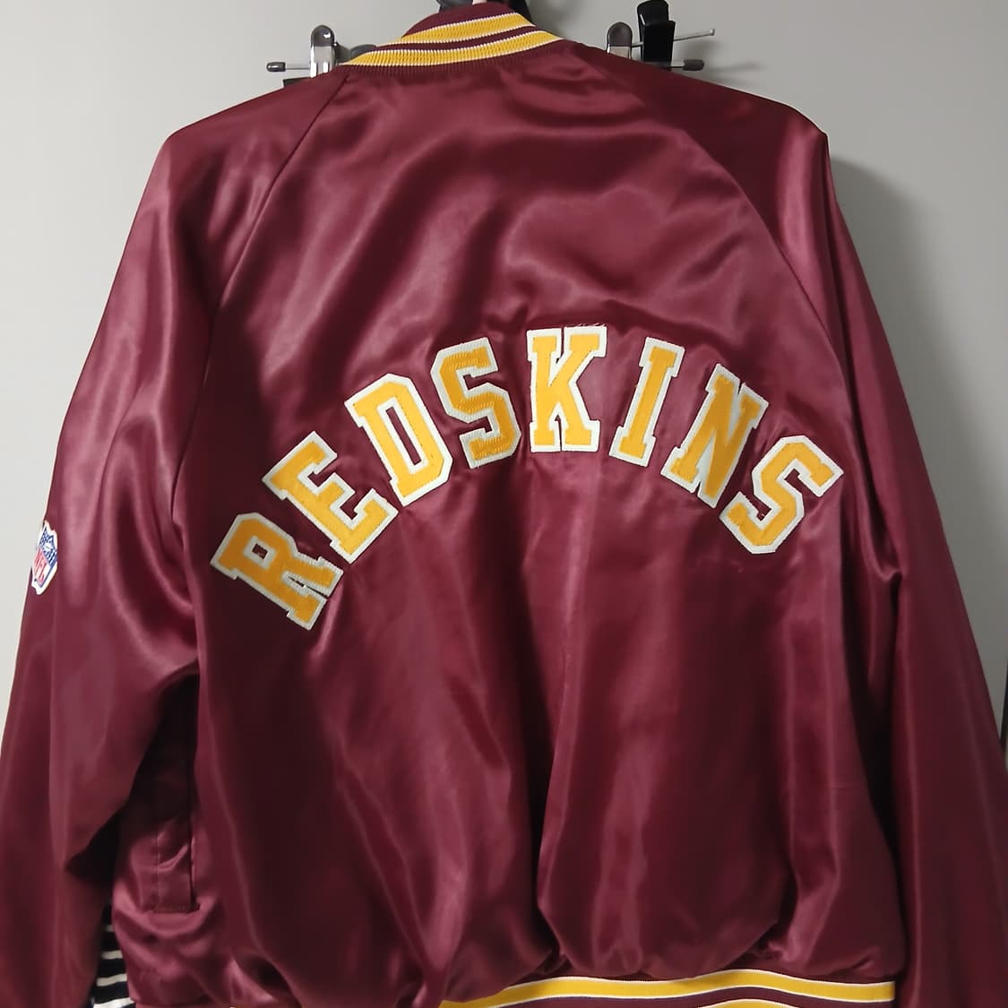 80s Stadium Club Redskins Satin Jacket 상품이미지2