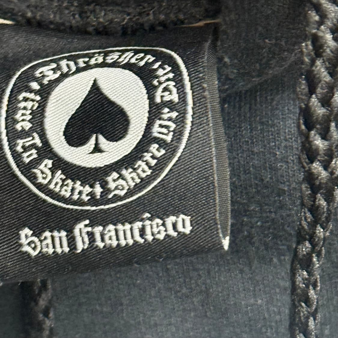 쓰레셔 로고 블랙 후드티 L 상품이미지2