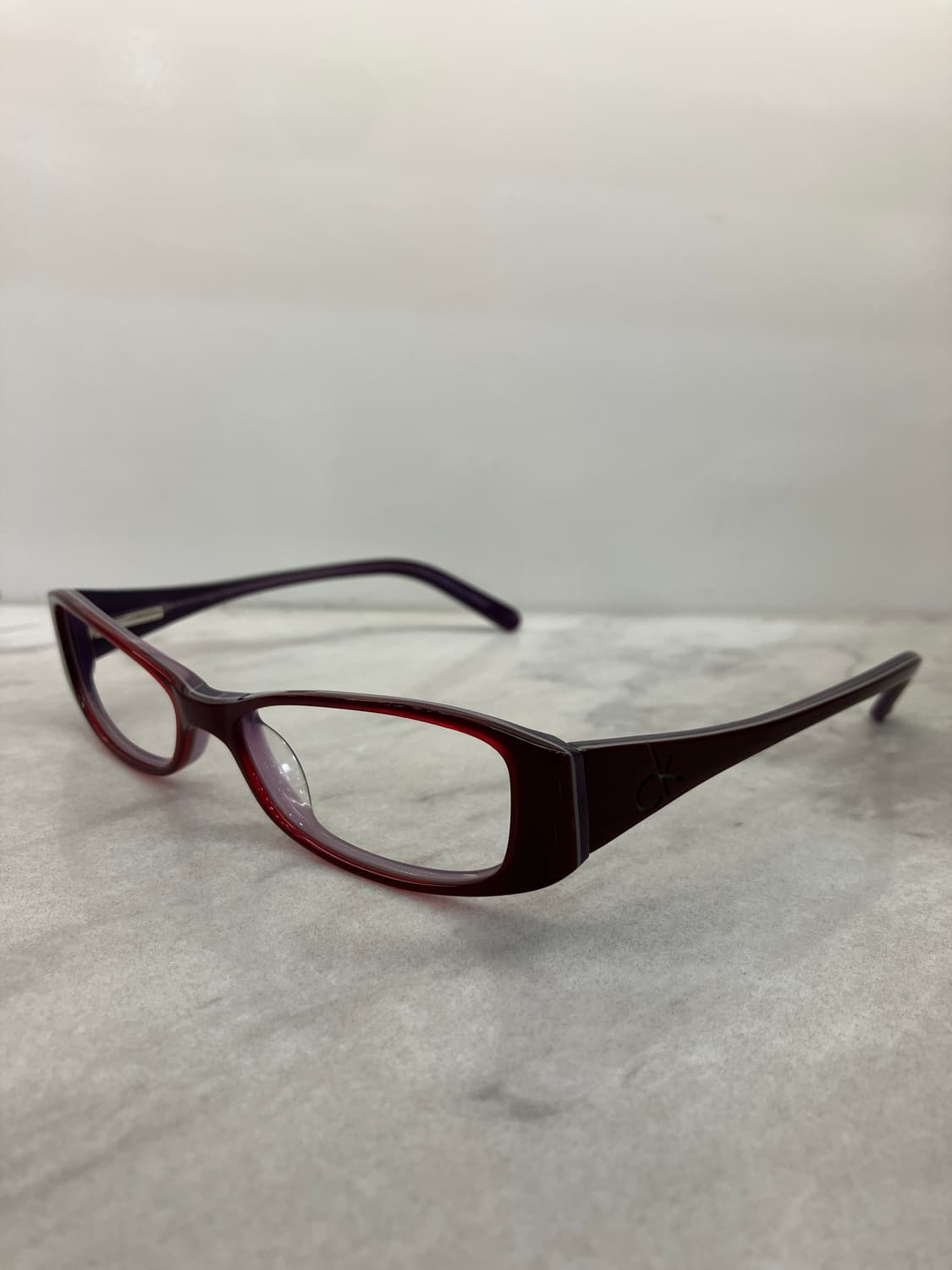 캘빈클라인 CK 레드 퍼플 소프트 스퀘어 뿔테 안경 상품이미지7