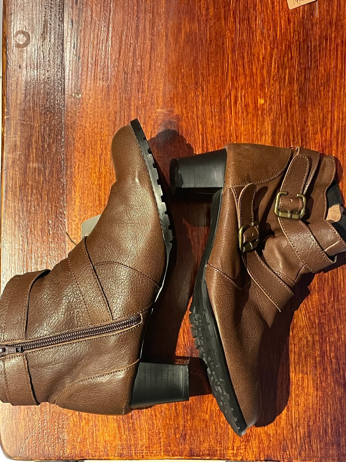 빈티지 버클 소가죽 부츠 상품이미지5