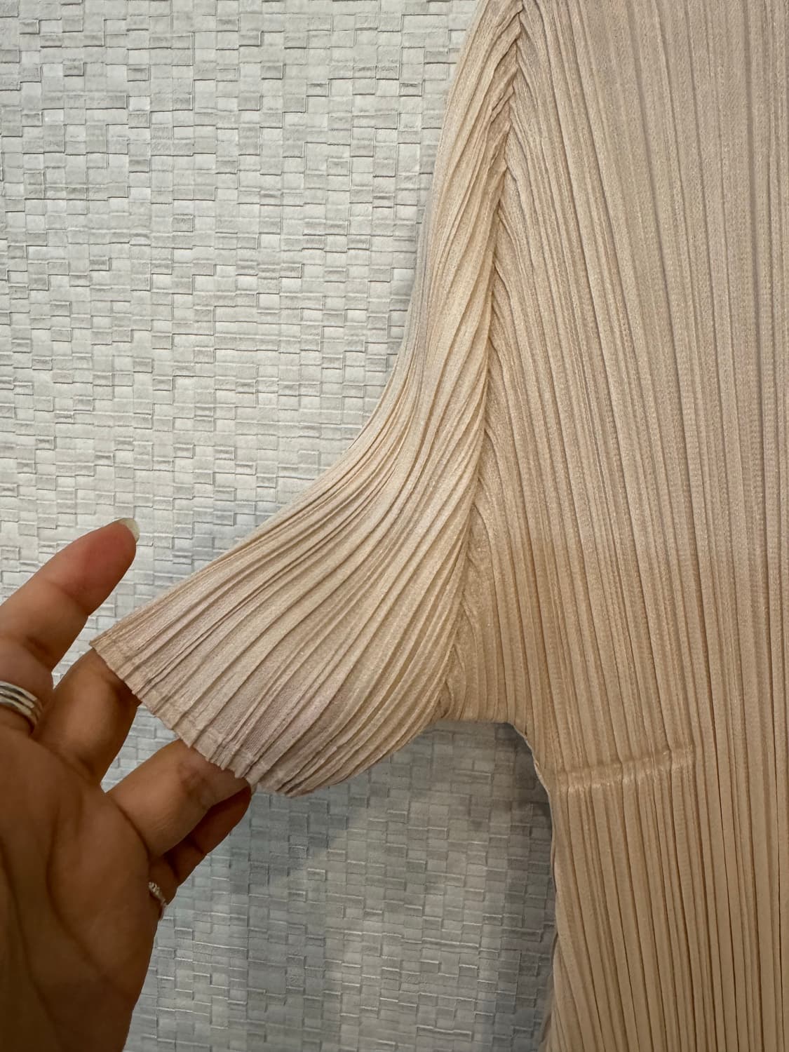 플리츠플리즈 7월 먼슬리 하이넥 반팔 튜닉 상품이미지5