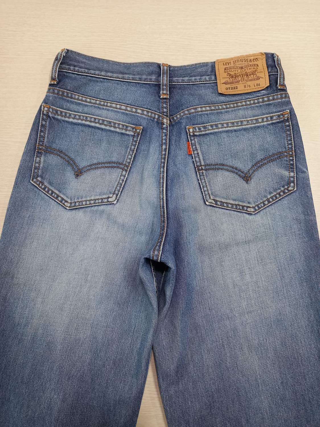 28 리바이스OT222 오렌지탭 리오셀25% 일자진 28-897 상품이미지4