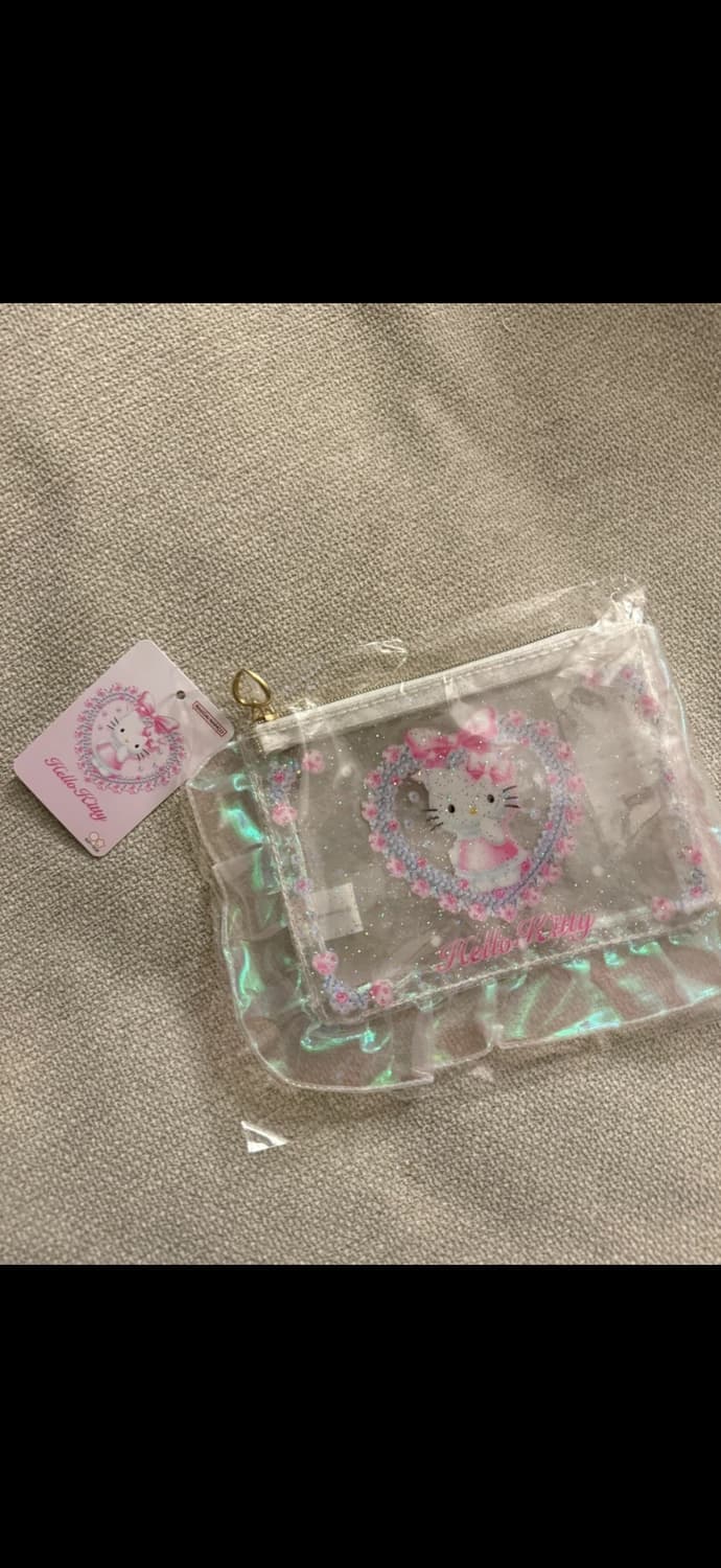 키티 발레코어 프릴 파우치 상품이미지1