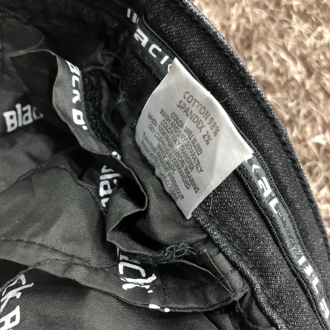 블랙비자칼 흑청 바이커 데님 팬츠 상품이미지7