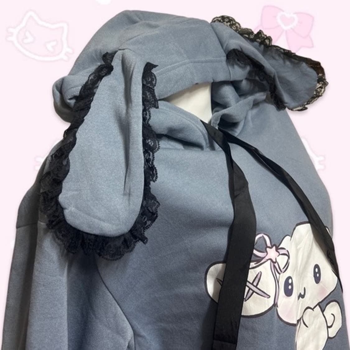 Majoretty cinnamoroll rabbit ear hood 상품이미지7