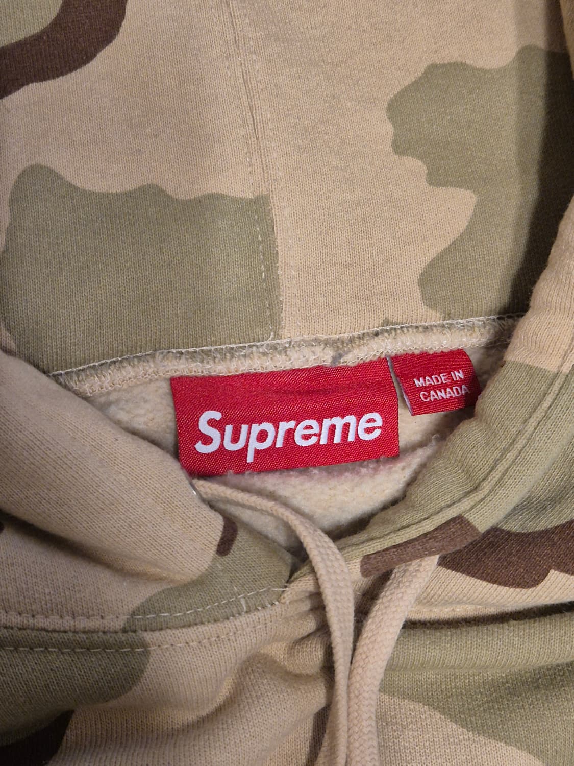 24SS 슈프림  $ 후드 스웨트셔츠 데저트 카모  XL 상품이미지3