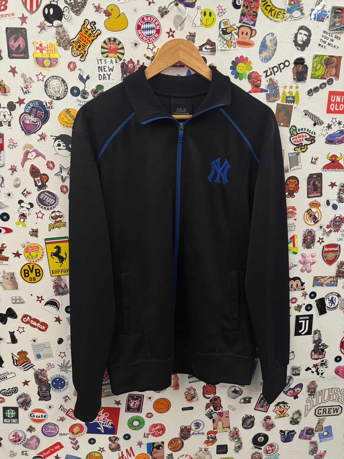 MLB 뉴욕 양키스 블랙 트랙탑 져지 XL 상품이미지2