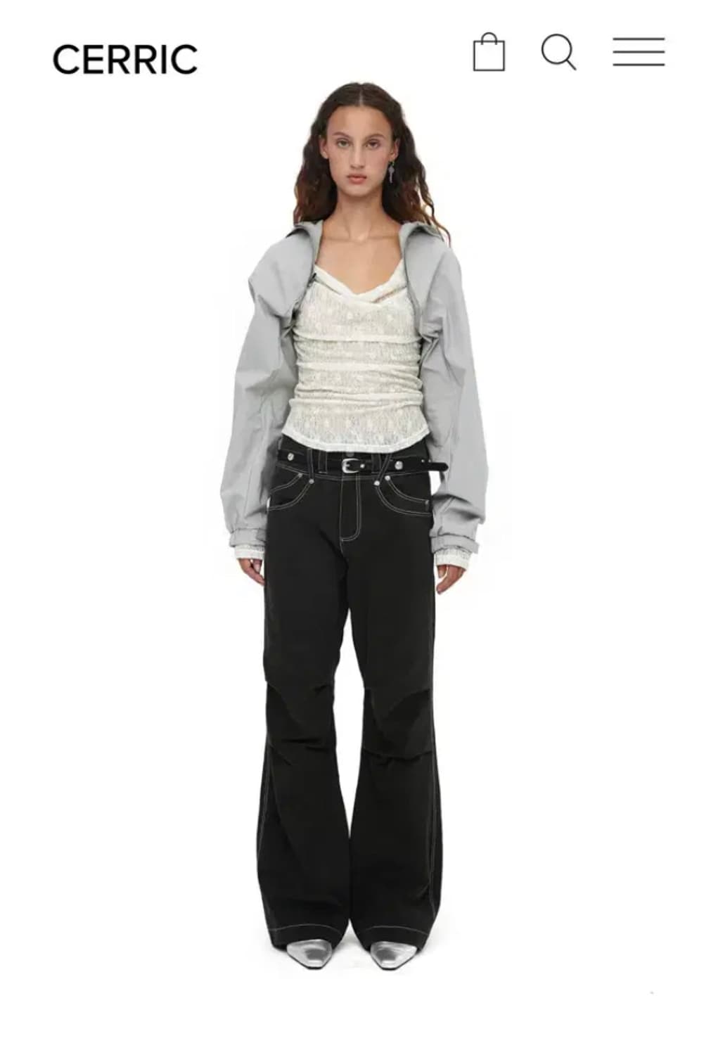 세릭 CERRIC CHAIN STITCH PANTS 상품이미지1