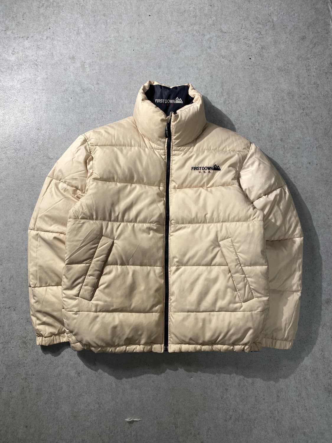 [L] 90s First Down 퍼스트다운 리버서블 덕다운 패딩 상품이미지7