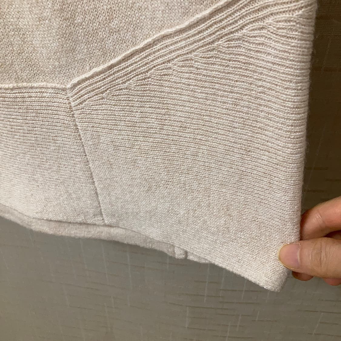 [새제품] 한섬 시스템  모 캐시미어 앙고라 니트베스트 상품이미지6