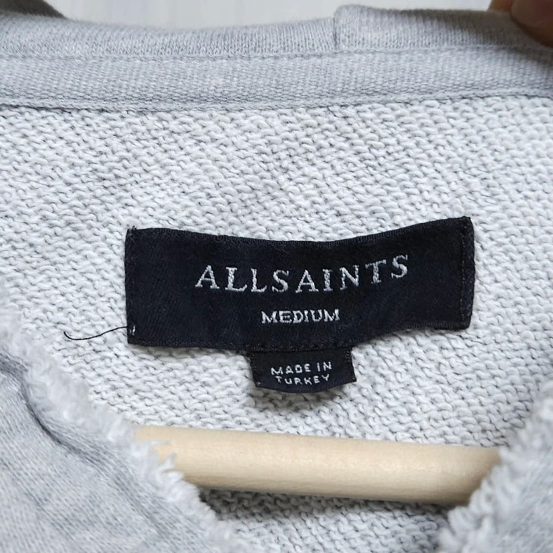 100 AllSaints 올세인츠 후드티 그레이 루즈핏 상품이미지8