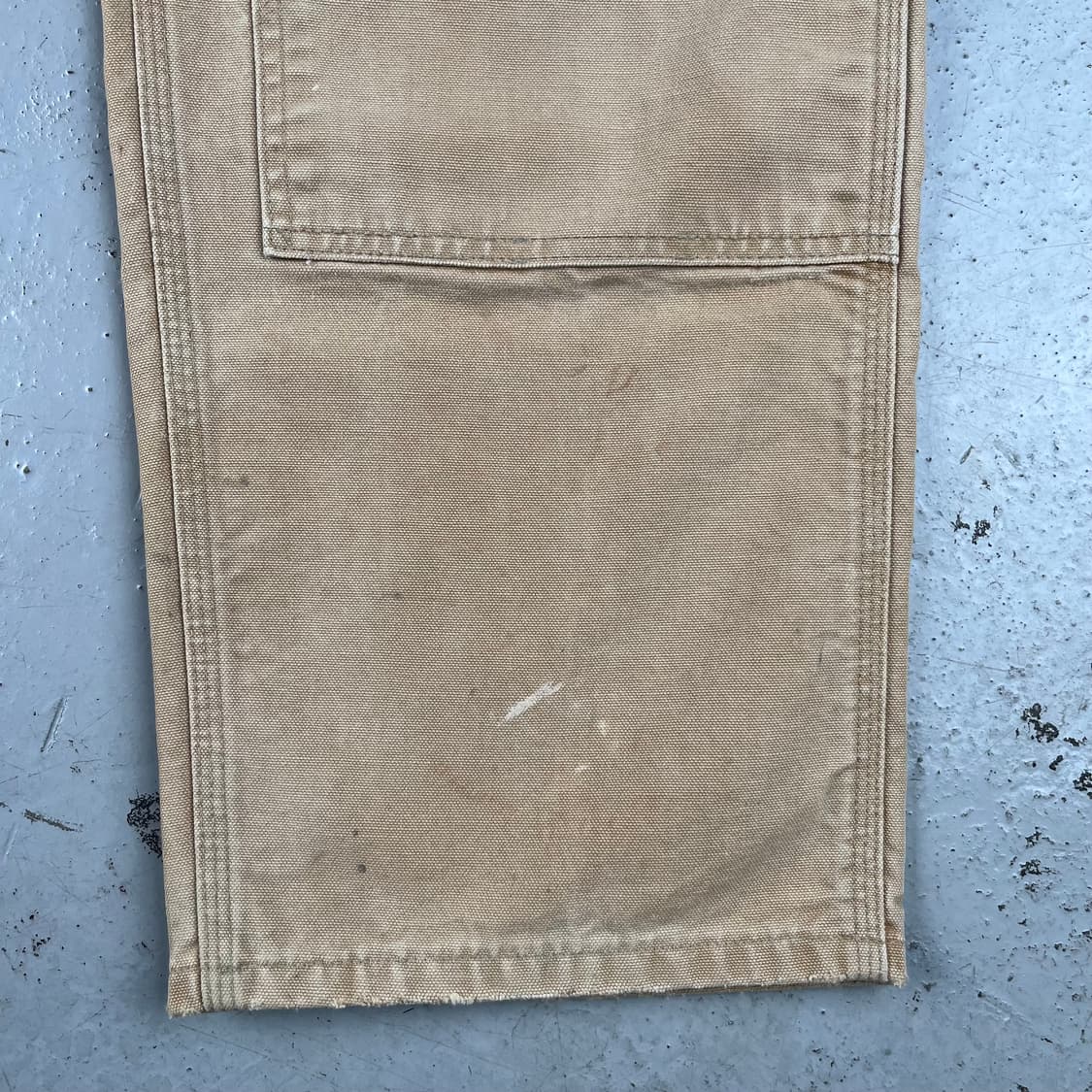 올드 칼하트 더블니 워크팬츠 브라운 62W 상품이미지9