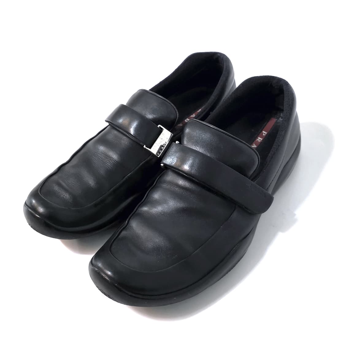 [UK5.5] 프라다 스포츠 스트랩 로퍼 블랙 상품이미지2