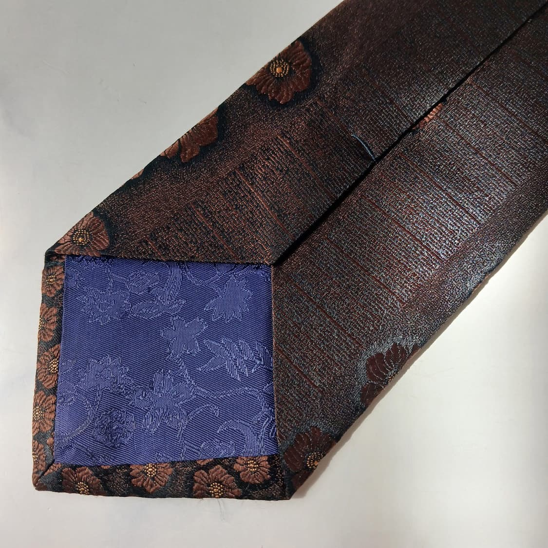 피에르 발망 실크 플라워 패턴 넥타이 9.1cm S~A+등급 E796
 상품이미지7