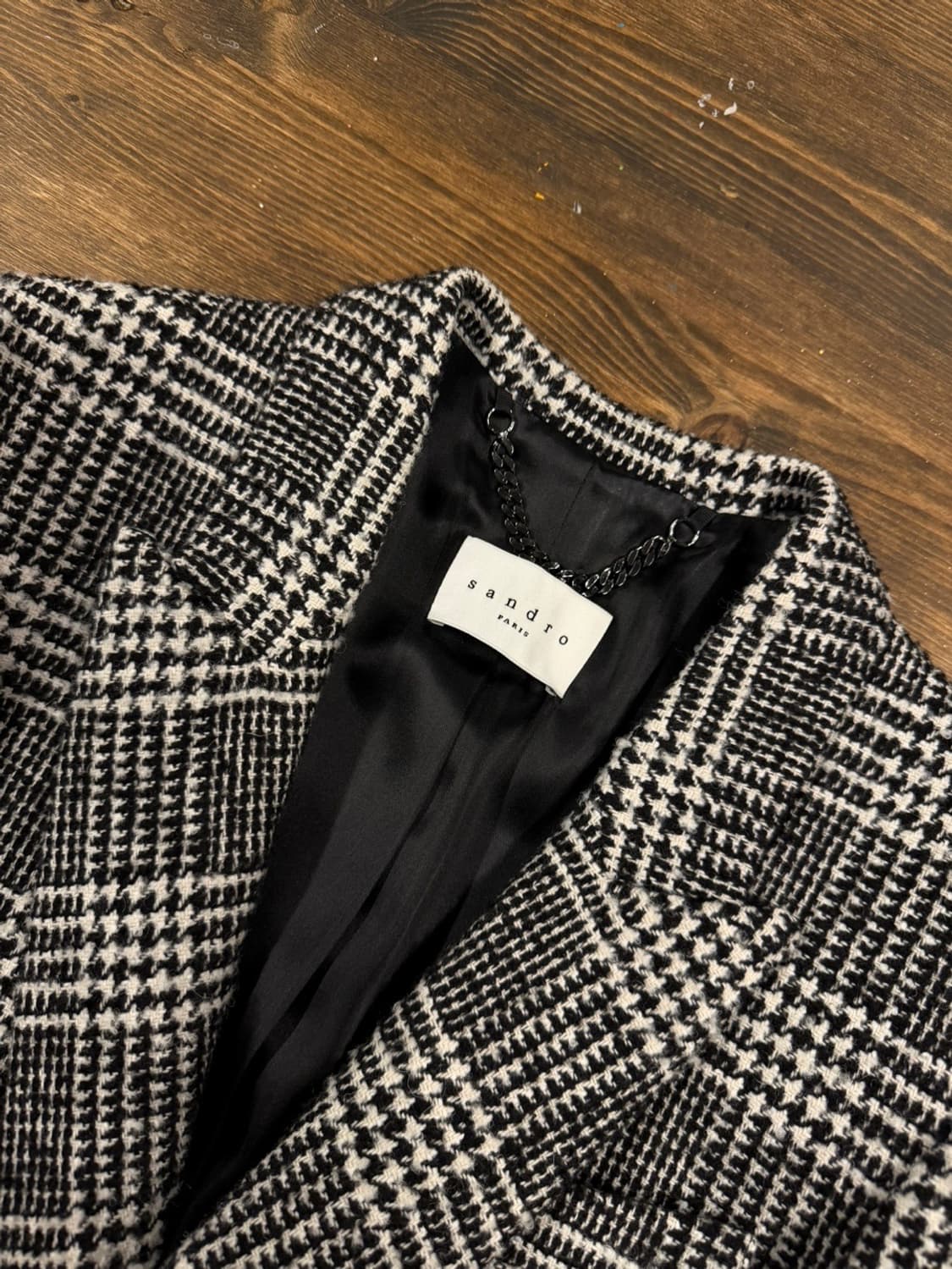 산드로 더블브레스티드 코트 남성95-슬림100 상품이미지6