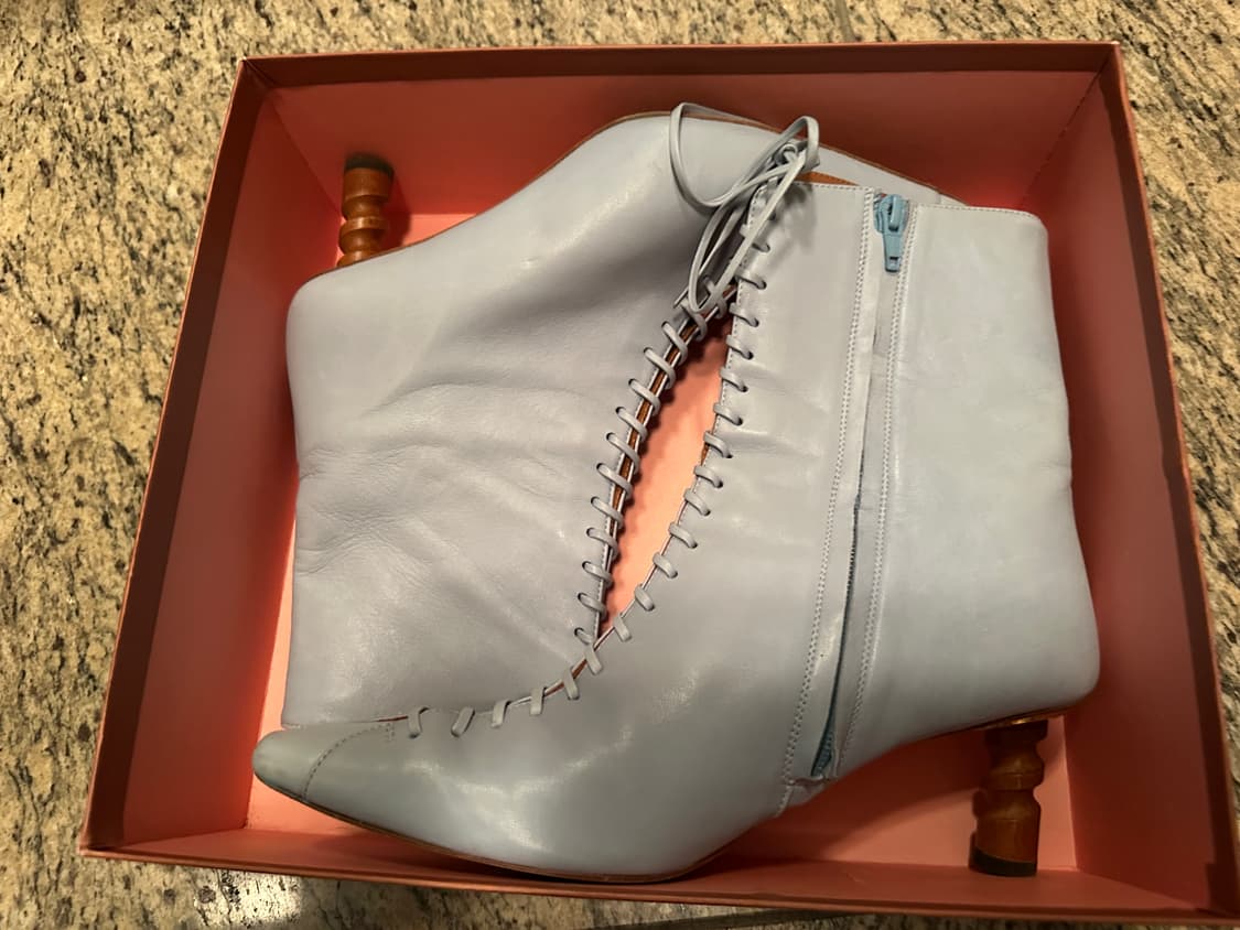 레지나표 시몬 앵클부츠 39 스카이블루 상품이미지1