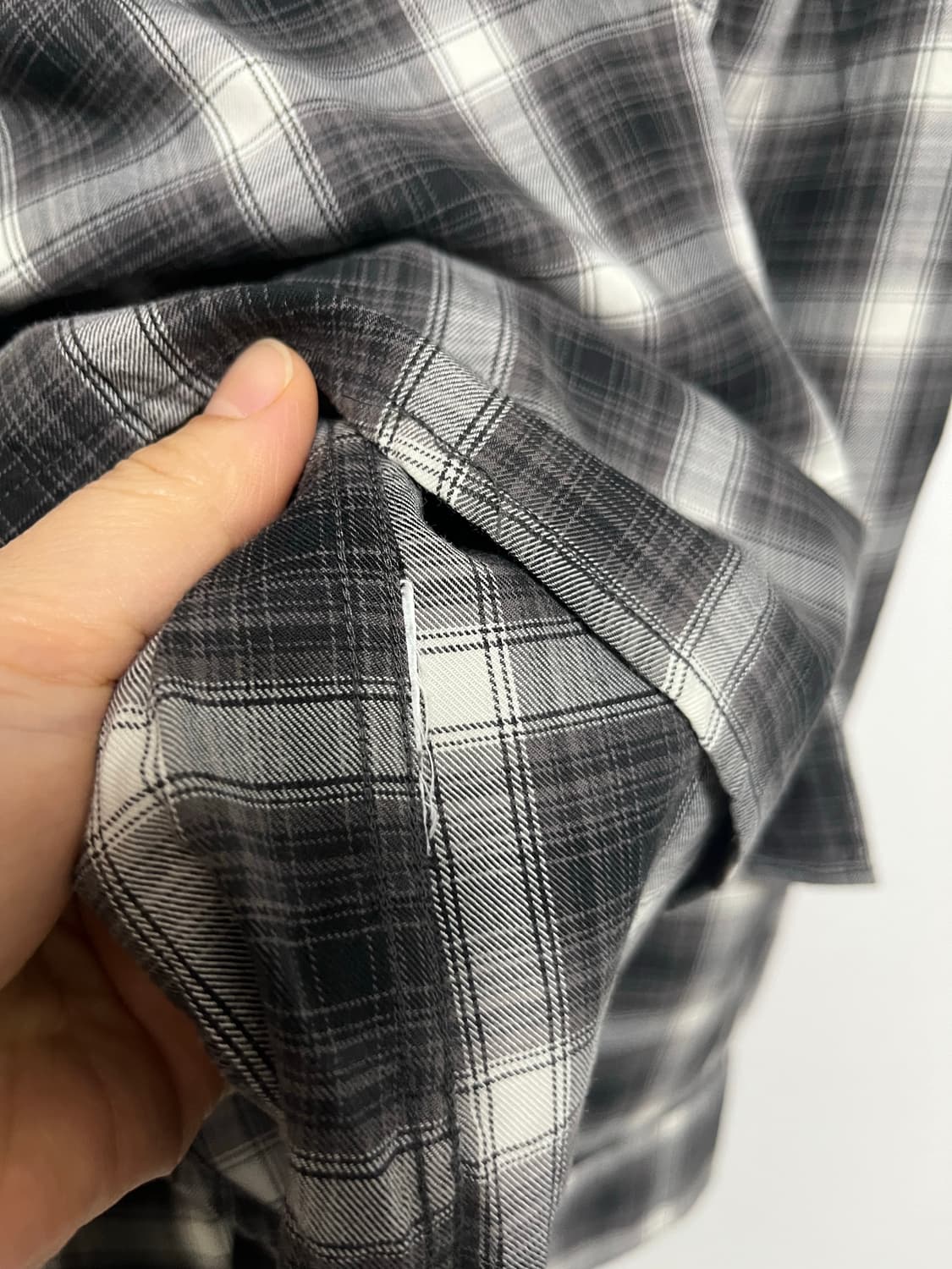 피엘라벤 블랙 체크 셔츠 S 상품이미지3