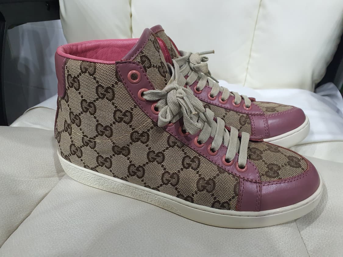 구찌 하이탑 스니커즈(정품) 상품이미지3