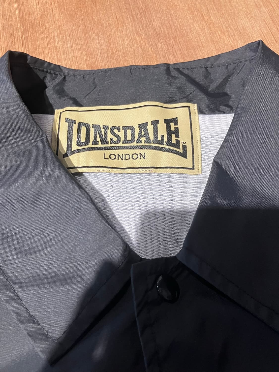 Lonsdale 체크 포켓 코치 자켓 M 상품이미지8