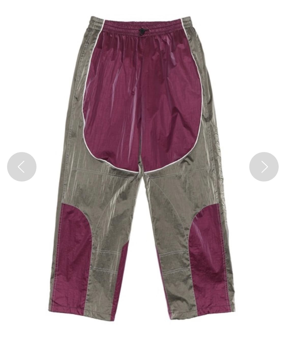 스컬프터 모터 트랙 팬츠 딥레드/차콜 XL 상품이미지8