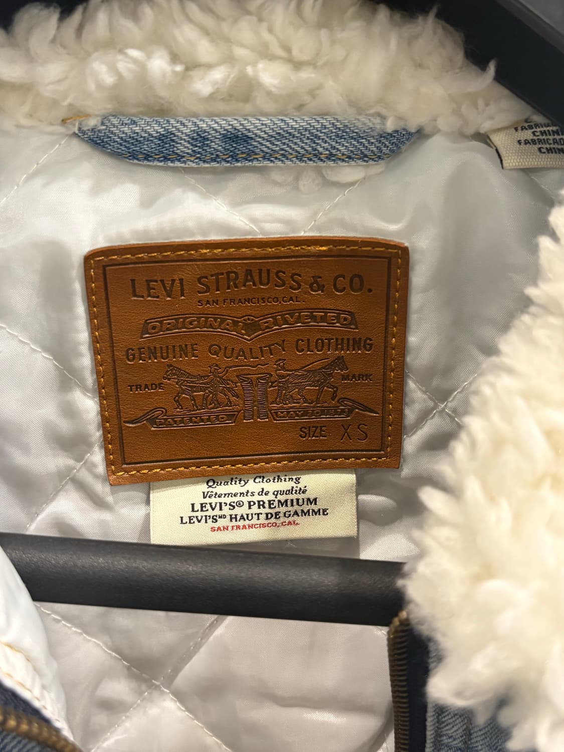 리바이스 청자켓 xs 상품이미지2