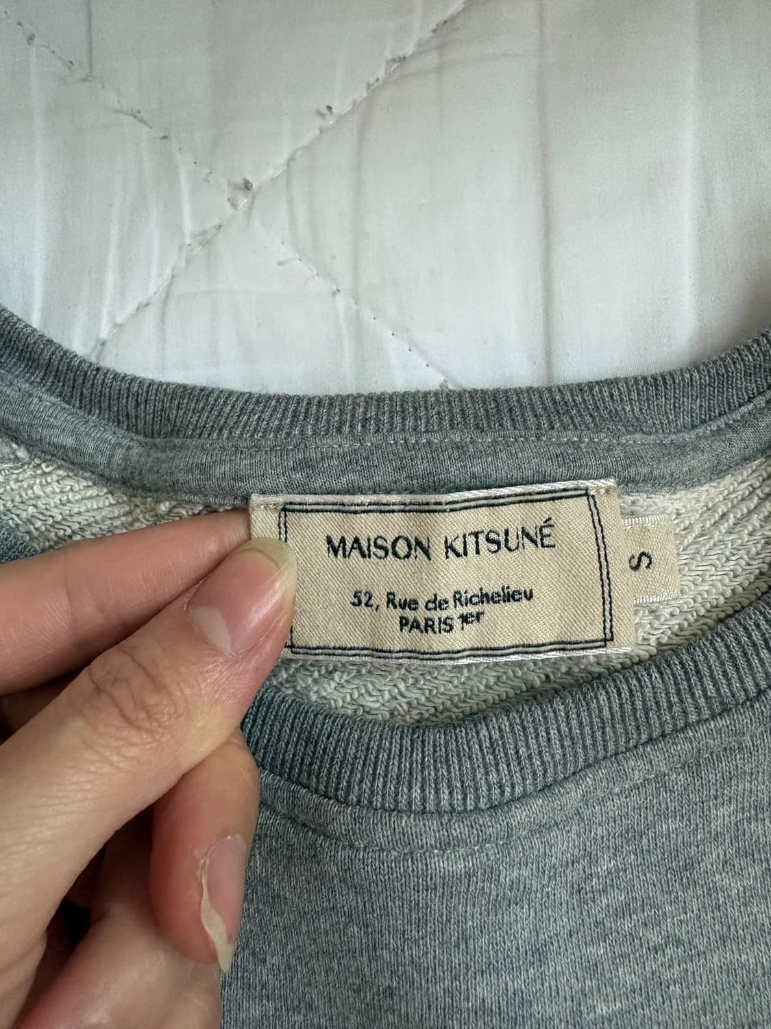 급처) 메종키츠네 여성 맨투맨 S 상품이미지3