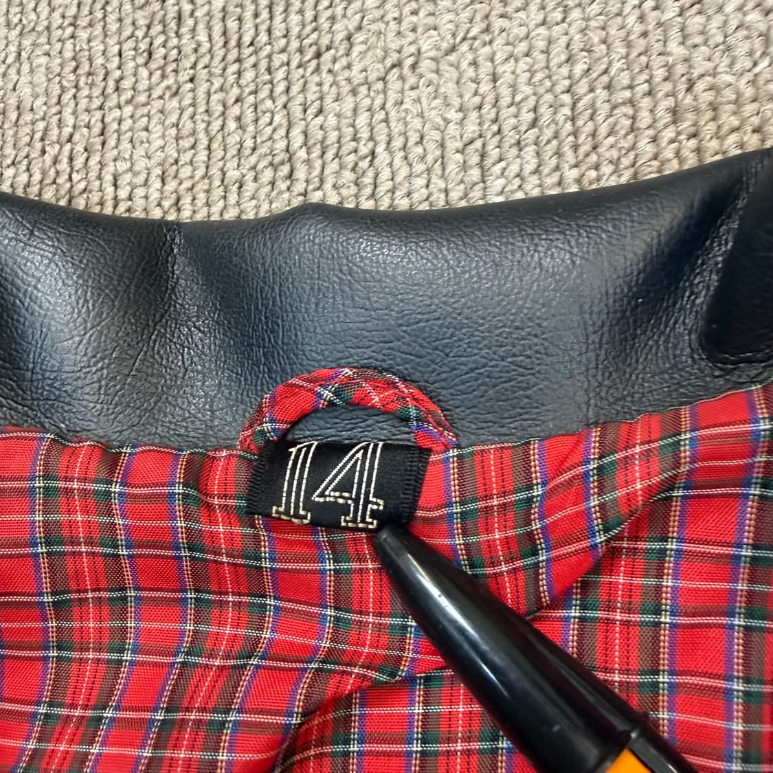 japan vintage 우먼스 일본빈티지 레더 코트  상품이미지5