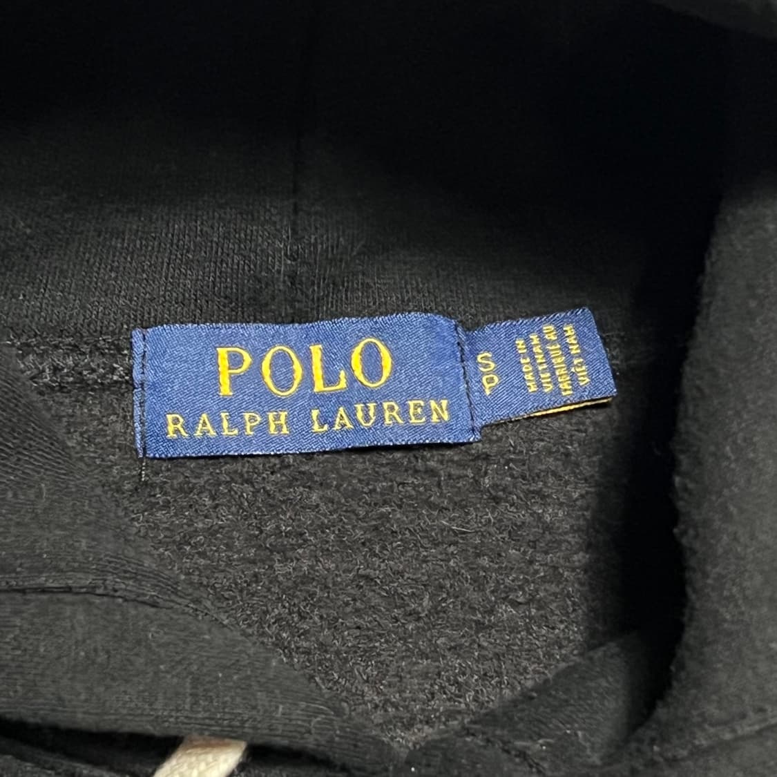 S 폴로랄프로렌 블랙 기모 후드티  상품이미지4