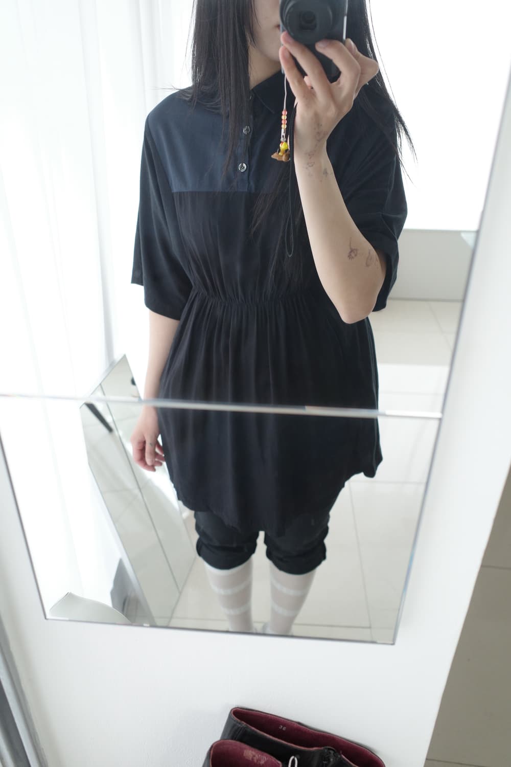 Belt flare top 상품이미지2