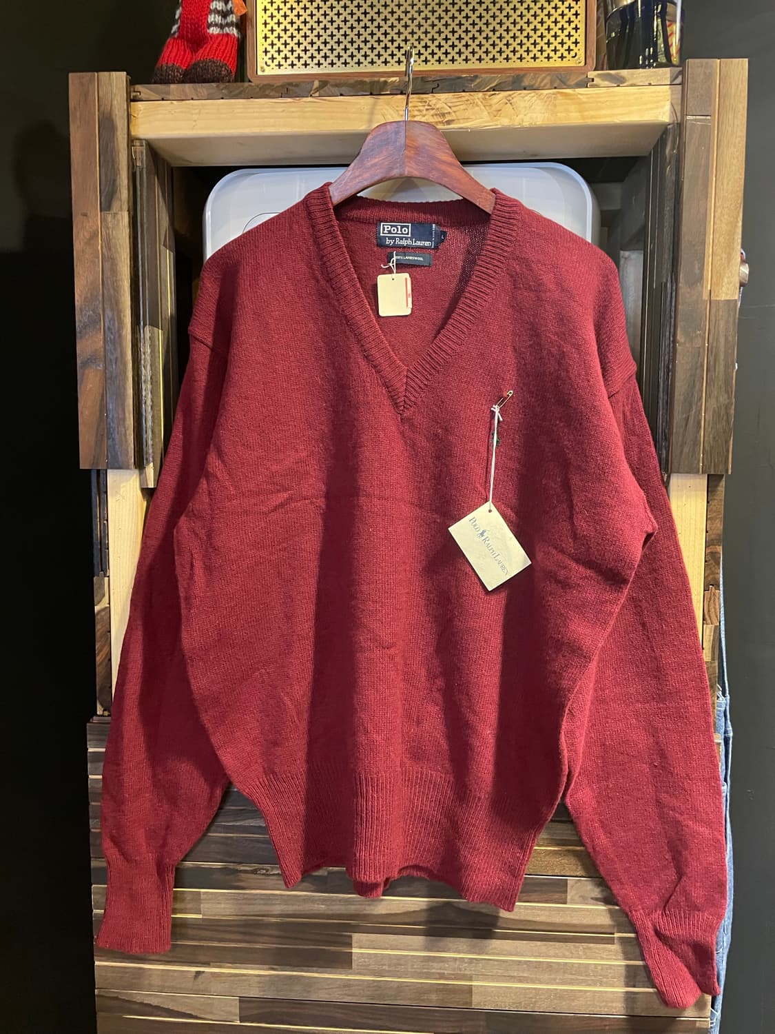 폴로 브이넥니트 상품이미지3