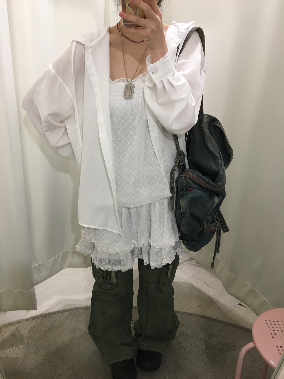 Punching lace onepiece 상품이미지3