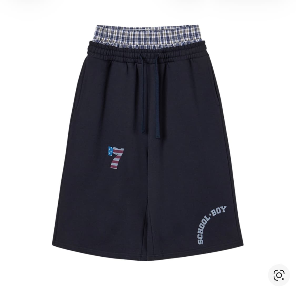 Aeae 트렁크 레이어드 스웻쇼츠 네이비 상품이미지1