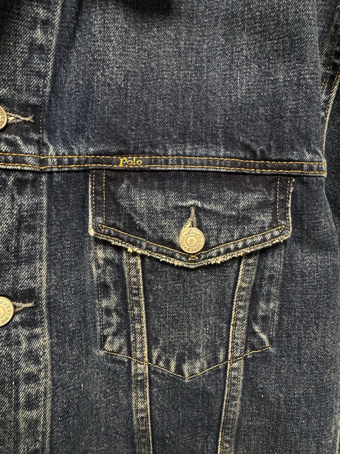 폴로 랄프로렌 3세대 워싱 데님트러커 XXL 상품이미지6