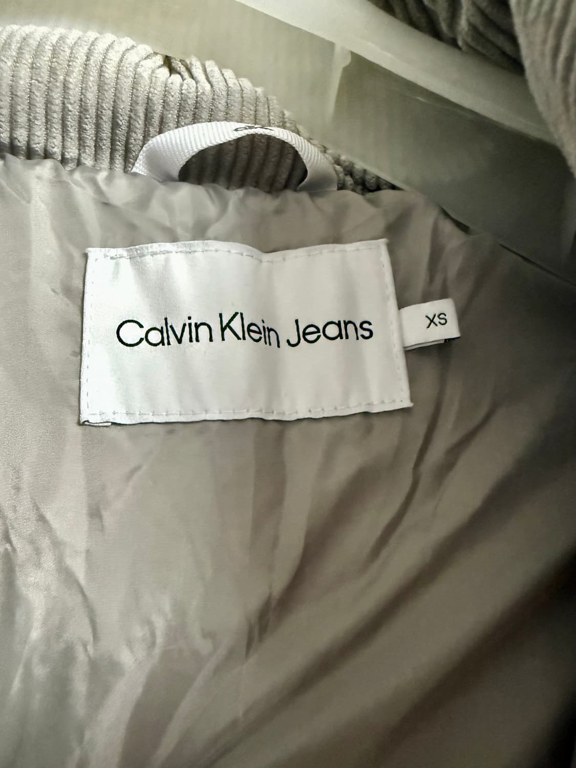 캘빈클라인 코듀로이 패딩 (xs) 상품이미지6