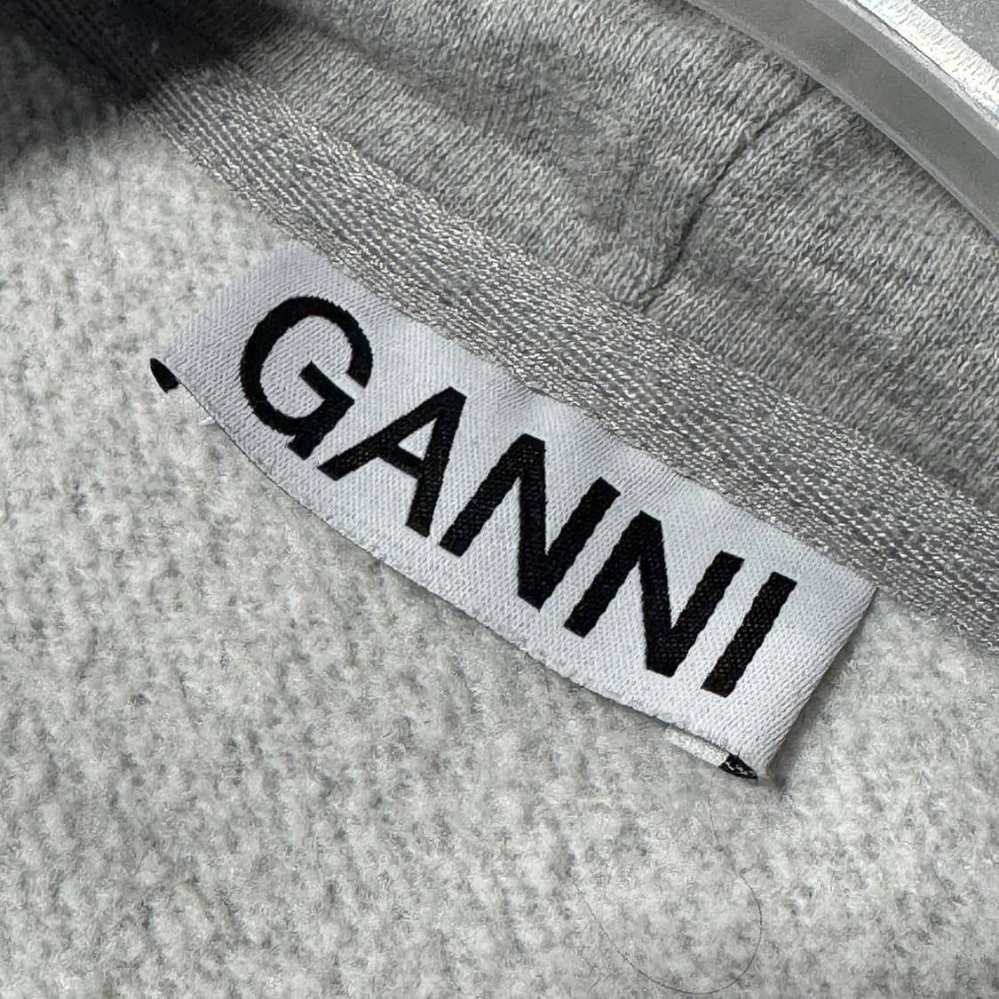 가니 GANNI 로고 기모 후디 상품이미지3