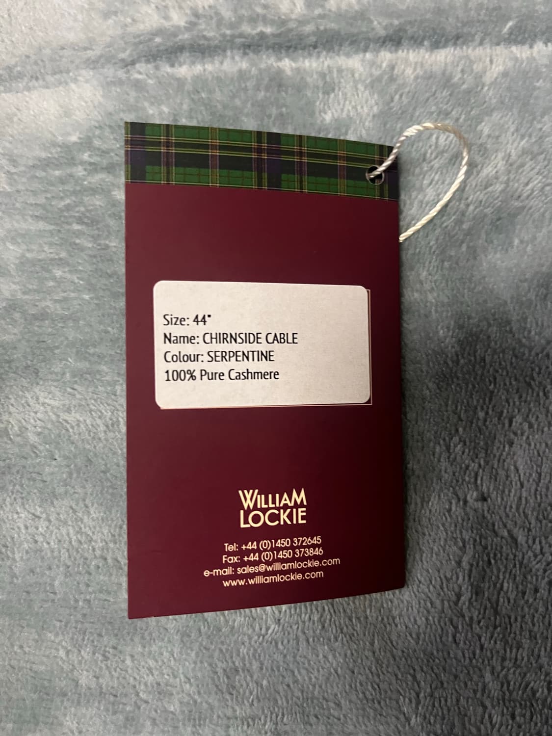 윌리엄로키 캐시미어100 케이블니트 44사이즈 택 보유 상품이미지5