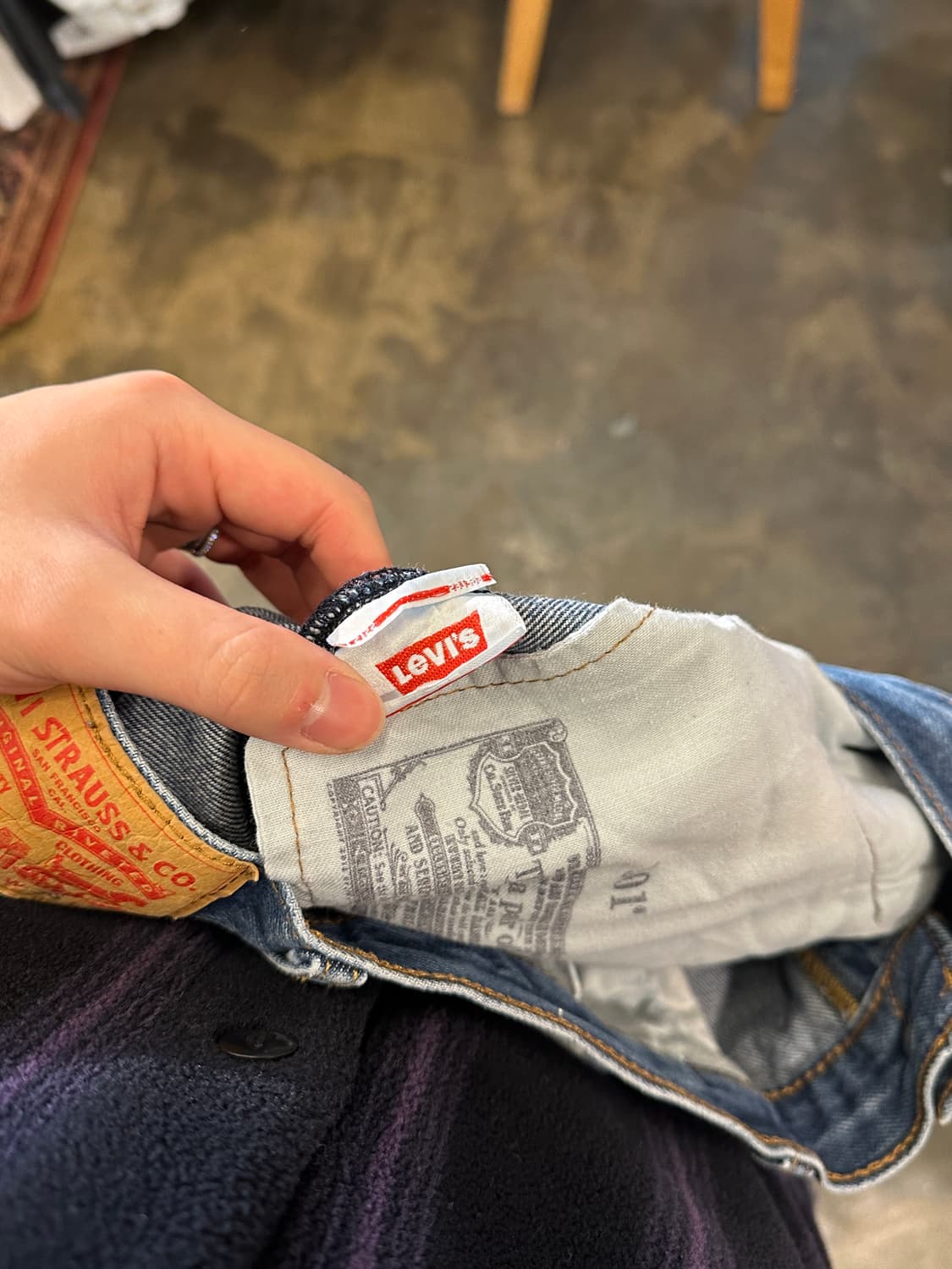 리바이스 501 W35 L36 상품이미지6