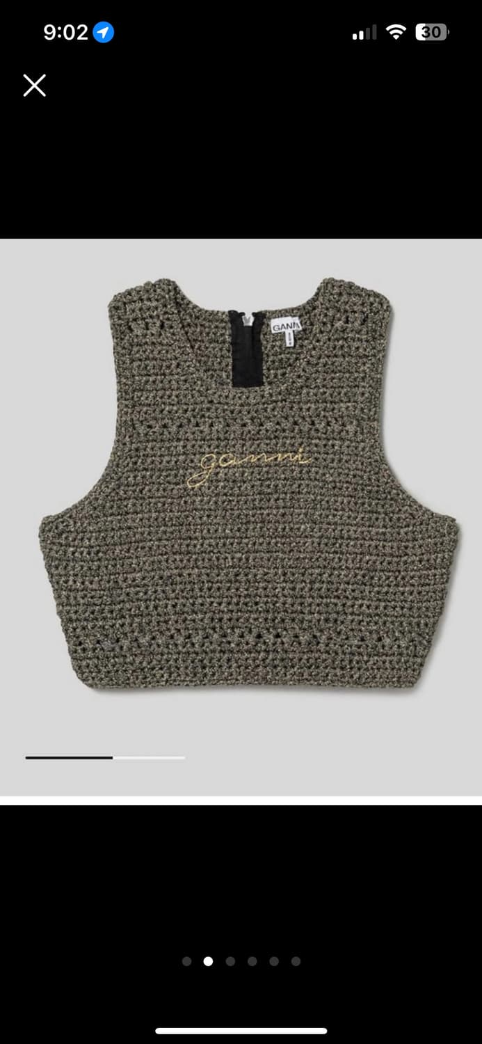 가니 Ganni 크로쉐뜨게 베스트 상품이미지2