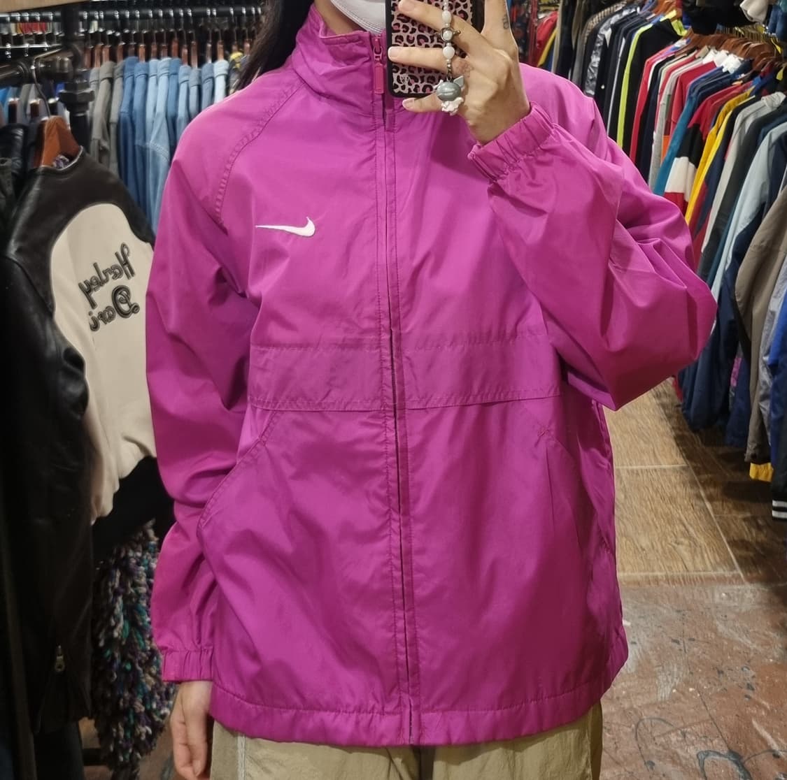 [Hi] 나이키 바람막이 핑크 상품이미지1