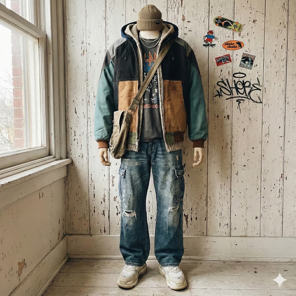 칼아트 컬러블록 칼하트 액티브 자켓 상품이미지3